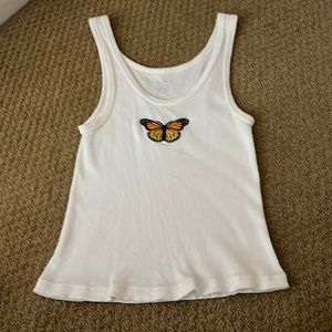 Brandy Melville butterfly tank
